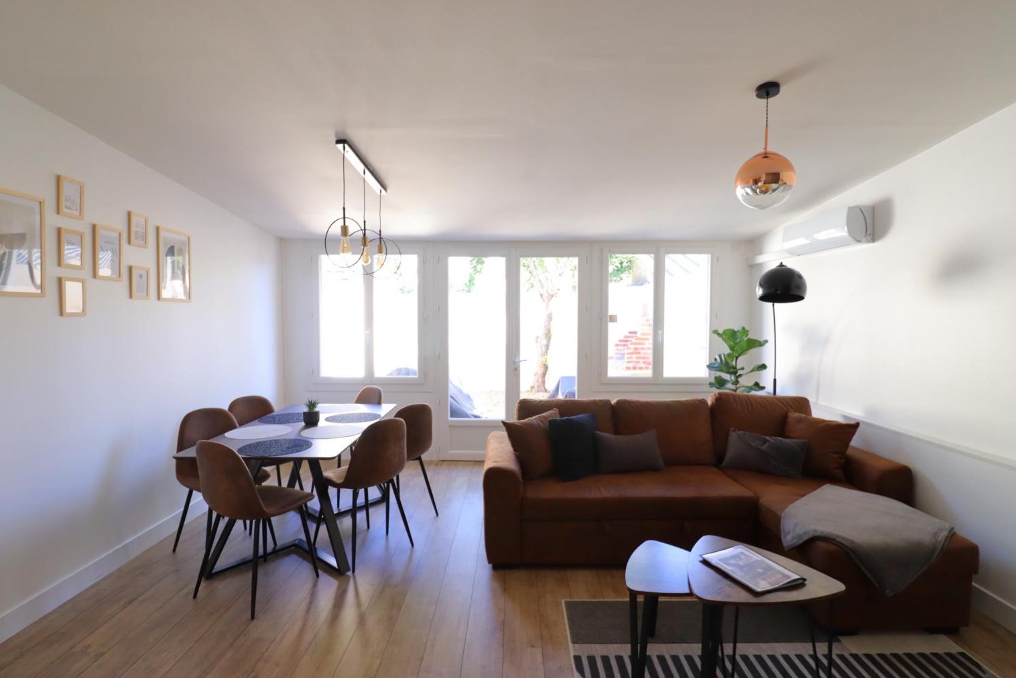 Le Patio - Spacieux T3 Avec Climatisation Et Jardin Privatif Bergerac Quarto foto