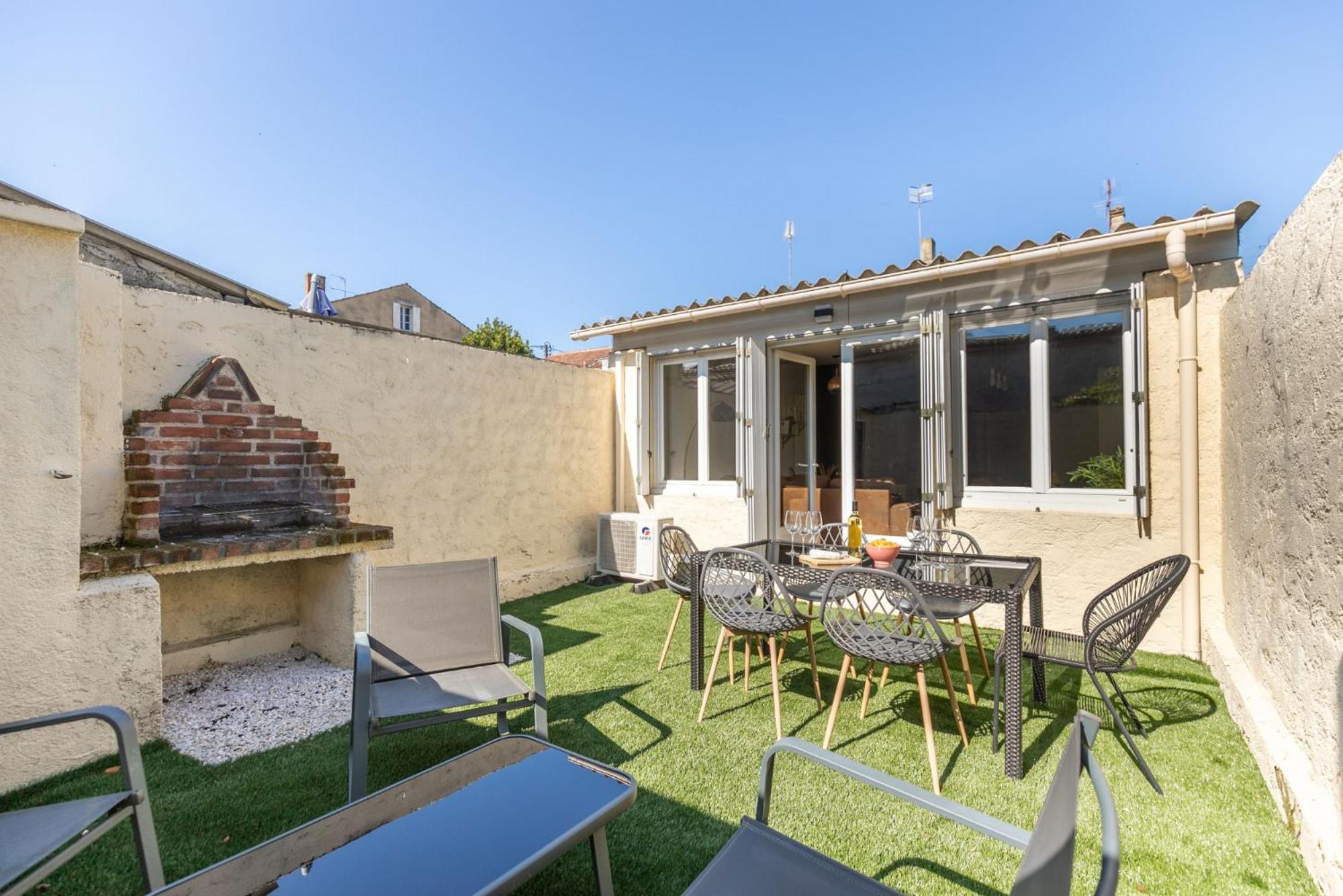 Le Patio - Spacieux T3 Avec Climatisation Et Jardin Privatif Bergerac Exterior foto
